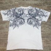 Threebooy 2000s T-shirt New Fashion Cross Pattern Printing Short-sleeved Female Street Harajuku Vintage Gothic Casual Joker Sports T-shirt