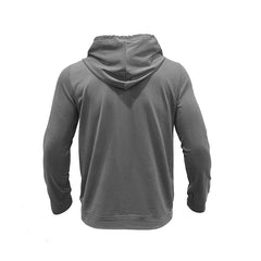 Threebooy Vintage Men Cotton Hoodie Sweatshirt Fall Casual Loose Long Sleeve Sports Pocket Hooded Pullovers Fashion Solid Tops Streetwear