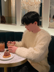 Threebooy mink trend loose sweater NA602