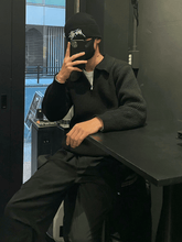 Threebooy half zipper sweater