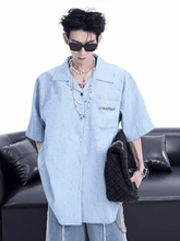 Threebooy design short-sleeved shirt na1153