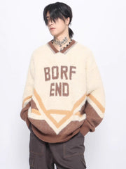 Threebooy 【Mz】oversize loose knit na1549