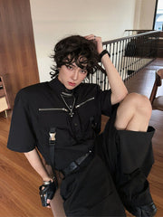 Threebooy loose design shirt na1359