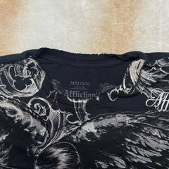Threebooy 2000s Street Fashion Cotton Pattern Printing Short Sleeved T shirt Men New Harajuku Casual Loose Summer Tees Unisex Punk Rock