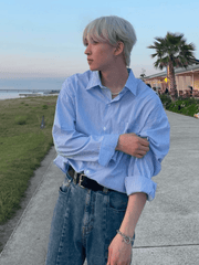 Threebooy Striped shirt long-sleeved shirt pr07