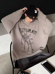 Threebooy 【JH HOMME】loose round neck knit na1554