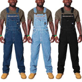 Threebooy Vintage Patchwork Cargo Pants Mens Denim Overalls Spring Autumn Oversize Romper Jeans Trousers Casual Jumpsuit Plus Size 5XL