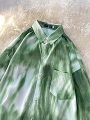 Threebooy Autumn Premium Drape Long-Sleeved Shirt Korean Style, Suitable for City Walking Street Outdoor Activities, Suitable for All Seasons, Suitable for Outdoor Activities Gift Giving
