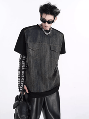 Threebooy shoulder pads shirt na1151