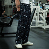 Threebooy Mens Casual Fitness Polyester Fiber Pants Genderless Summer New Fashionable Breathable Sports Thin Retro Loose Pants Unisex