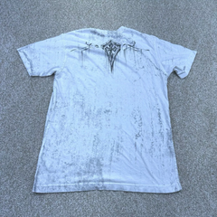 Threebooy 2000s affliction High Street Shirts Mens Graphic Print Oversized T Shirt Harajuku Gothic Round Neck Cotton Short Sleeve Tops