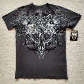 Threebooy 2000s Affliction T shirt New Harajuku Hip Hop Round Neck Oversized T shirt Men Short Sleeved Gothic Clothing Tops Streetwear