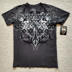 Threebooy 2000s Affliction T shirt New Harajuku Hip Hop Round Neck Oversized T shirt Men Short Sleeved Gothic Clothing Tops Streetwear