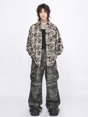 Threebooy 【Mz】street loose shirt na1379