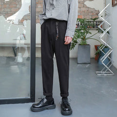 Threebooy Winter Men's Thicken Wool Pants Slim Fit Casual Pants British High-quality Straight Pants Grey/brown/black Color Trousers
