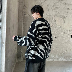 Threebooy Men's sweater Pullover Soft Sweater Winter Velvet Shirts Brand Clothing Knitted Fleece Warm Cold Blouse Slim Fit Bottom Shirts