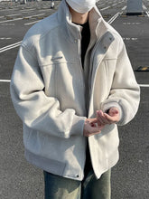 Threebooy Korean Spring and Autumn High Street Men and Women Trendy Personalized Fake Two Piece Jacket Couple Loose Retro Casual Handsome