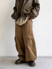 Threebooy plus Size Men's Casual Pants Loose Fitting Comfortable Casual Trend Suitable for Daily Outings And Travel