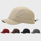 Threebooy Adjustable Baseball Caps Hip Hop Quick Dry Short Brim Golf Dad Hat Sun Protection Cotton Snapback Caps Men Women