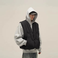 Threebooy American style street niche high-end vest men's autumn and winter new European and American jacket top
