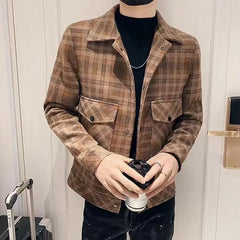 Threebooy Male Coats Spring Autumn Short Men's Cargo Jackets Trendy Joker Y2k High Quality Casual Cold Fast Delvery Deals Cheap Sale
