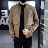 Threebooy Men's Bomber Jackets Trendy Slim Fit Male Coats Aesthetic Joker New In Harajuku Original Brands Stylish Y2k Korean Reviews Many