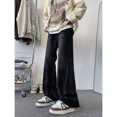 Threebooy Baggy Jeans American Vintage Streetwear Straight Trousers Luxury Man Jeans New Pants Wide Men's Clothing