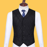 Threebooy New Down Cotton Vest Men's Winter Warm Middle-aged and Elderly Vest Vest Horse Clip Daddy's Suit Short