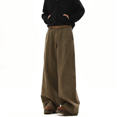 Threebooy Autumn Winter Stand Collar Zipper Sweater Men Streetwear Knitted Sweater Loose Solid Color Knitted Cardigan Coat 4 ColorsAmerican Style Vintage Wide Leg Cargo Pants Men's Baggy Fashion High Street Overalls Coffee Streetwear Male Mopping Trousers
