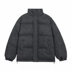 Threebooy Winter Jackets Men Casual Loose Parkas Male Thicken Warm Stand Collar Winter Coats Man