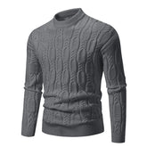 Threebooy Autumn Winter Men's O-Neck Knitted Sweater Fashion Youthful Vitality Knitting Pullovers Men Warm Casual Couple Pullover Sweaters