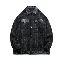 Threebooy Men's Korean Style Clothes Loose Fitting Harajuku Outerwear  Spring Jackets Original Clothing Popular Coats