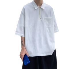 Threebooy Original Men's Shirts Polo Man High Quality Stylish T-shirts Short Sleeve Polo Tee Luxury Elegant Tops Tees Clothing