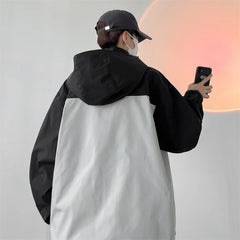 Threebooy Men Spring Jackets Korean Popular Clothes for Men Harajuku Men's Coats Models Outerwear Original Clothing Loose Fitting