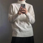 Threebooy Mens Sweater Solid Color Slim Fit Casual Knit Sweater Genderless Streetwear Fashion Daily Campus Couple Long Sleeve Tops Unisex