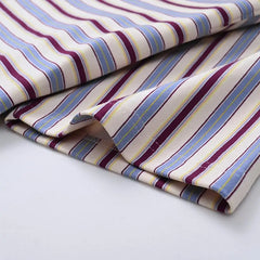 Threebooy Loose Fit Striped Milk Silk T-Shirt Short Sleeve 300g Thickened Heavyweight Rh5085 Trendy Brand Women's Summer Top