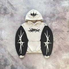 Threebooy American Camouflage Hooded Men and Women in The Spring and Fall of The New Tide with The Old Street Design Workwear Jacket Y2K