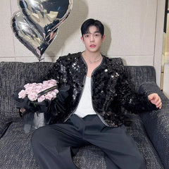 Threebooy New Fashion Ink Splash Hole Ripped Straight Men Baggy Trousers Chic Vintage Hip Hop Denim For Teens