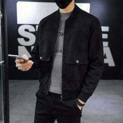 Threebooy Men's Bomber Jackets Trendy Slim Fit Male Coats Aesthetic Joker New In Harajuku Original Brands Stylish Y2k Korean Reviews Many