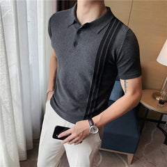 Threebooy New Style Fashion Male High Quality In Summer Pure Cotton Short Sleeve POLO Shirts/Men's Slim Fit Leisure POLO Shirts S-3XL
