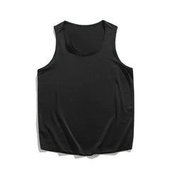 Threebooy Men Cotton Vest Sweat Absorbing Gym Workout Sportswear Solid Mens Athletic Sleeveless Shirt Activewear Top Casual Training