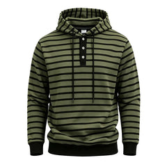 Threebooy Men's Autumn Winter Plu Sweatirt Casual Hoodie Youth Faion Color Thiened Hooded Sweatirt for Leisure