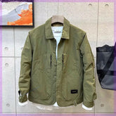 Threebooy American Vintage Casual Work Jacket Korean Style Fashion Handsome Versatile Lapel High-end Jacket Men's Spring Top Aesthetic