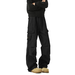 Threebooy Men Cargo Pants Men Casual Multi-Pocket Cotton Overall Trousers Easy Wash outdoors Army Green Joggers Pants Male Dropshipping