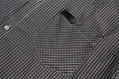 Threebooy Vintage Plaid Shirts Men Streetwear Hip Hop Punk Long Sleeve Shirt for Men Harajuku Ripped Hole Loose Casual Blouse Tops Coats