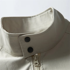 Threebooy Vintage Embroidery Cargo Jacket Mens Streetwear Punk Y2k Casual Coats Oversized Harajuku Loose Large Pockets Zip Up Jackets Male