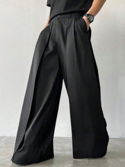 Threebooy plus Size Men's Casual Pants Fashionable Trendy Loose Fit Comfortable Trousers for Men