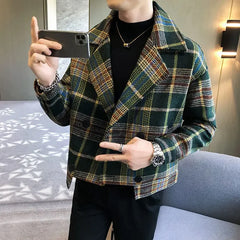 Threebooy Spring Autumn Windbreaker Male Coats Short High Quality Joker Luxury Designer Clothing Fashion Y2k Men's Overcoat Jackets