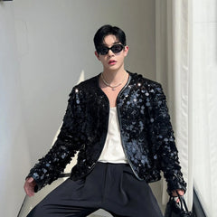 Threebooy New Fashion Ink Splash Hole Ripped Straight Men Baggy Trousers Chic Vintage Hip Hop Denim For Teens