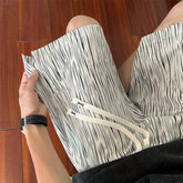 Threebooy Lightweight Striped Casual Shorts Men Elastic Waistband Drawstring Summer NEW Beach Comfort Stretch Outdoor Sports Activewear
